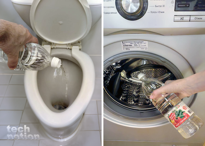 Для чего соду c уксусом добавлять в стиральную машину и унитаз: 9 гениальных хитростей экономных хозяек