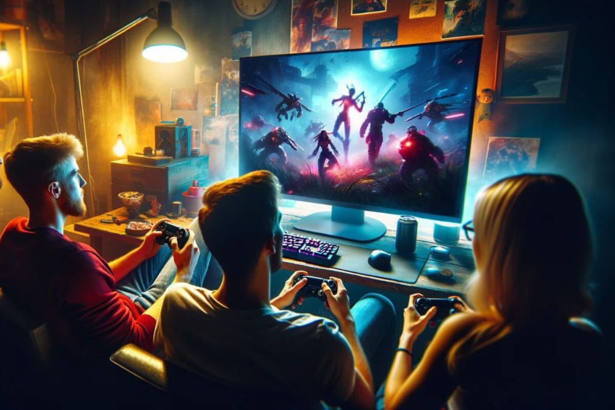 Мы выросли, но это не мешает нам собираться вместе и играть в любимые игры. Источник: нейросеть📷
