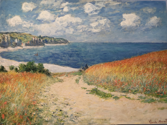 Клод Моне. Путь в пшеничных полях в Поурвиле. 1882