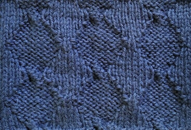 Изнаночная сторона узора