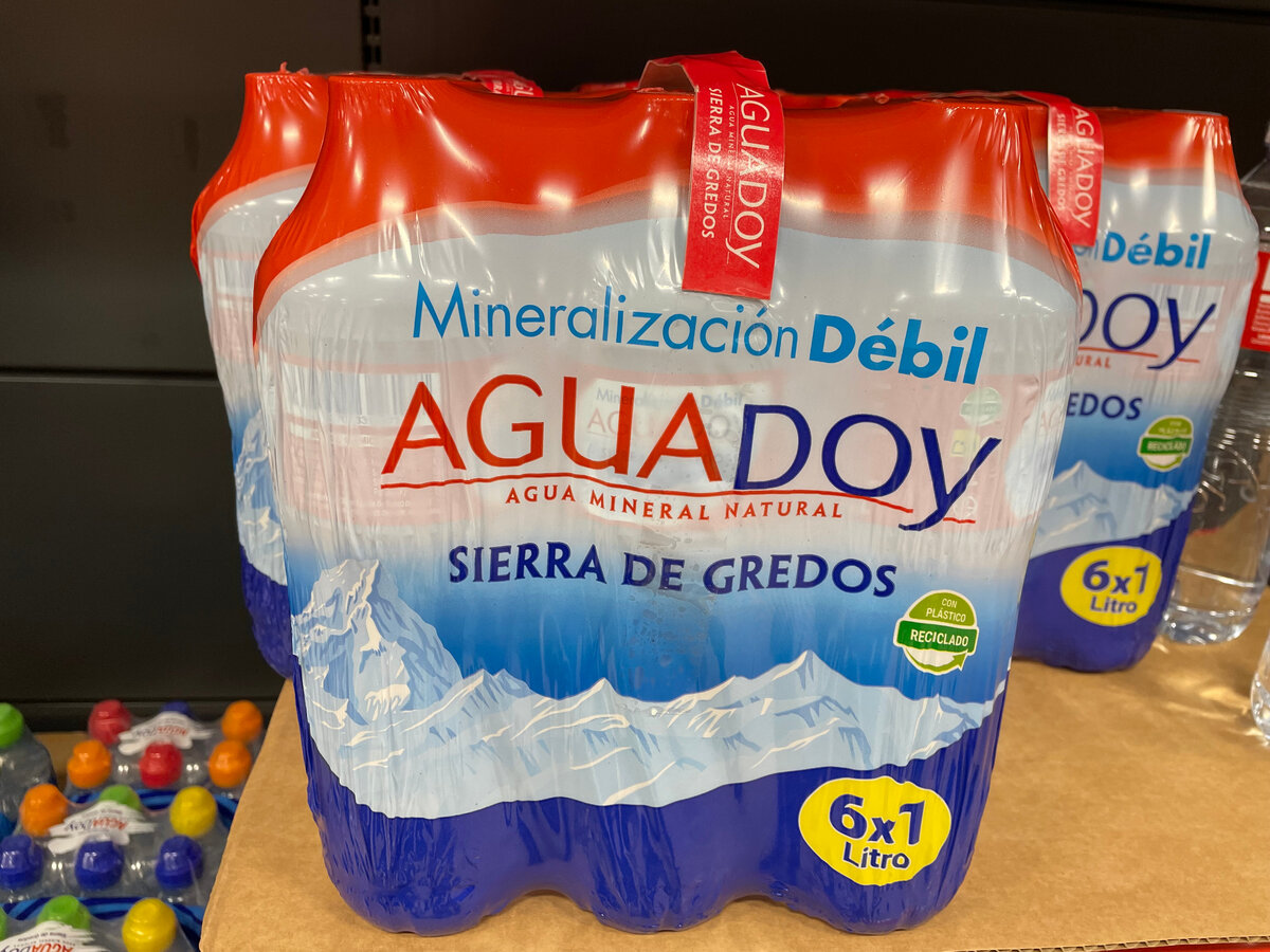 Водичка со слабой минерализацией (mineralización débil)