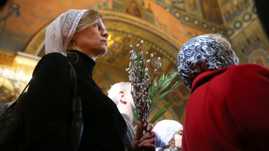 Вербное воскресенье и пасха в этом году