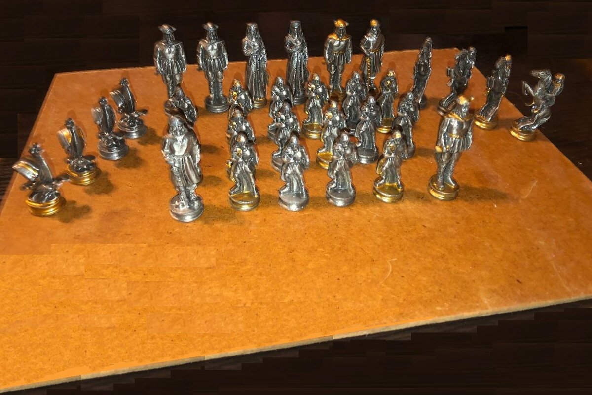 Фото автора. Каждый манипул стоял на отдельных: картонке, фанерке или листочке