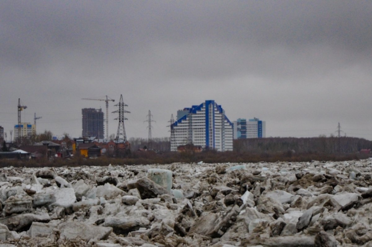    Голова ледохода прошла через Томск