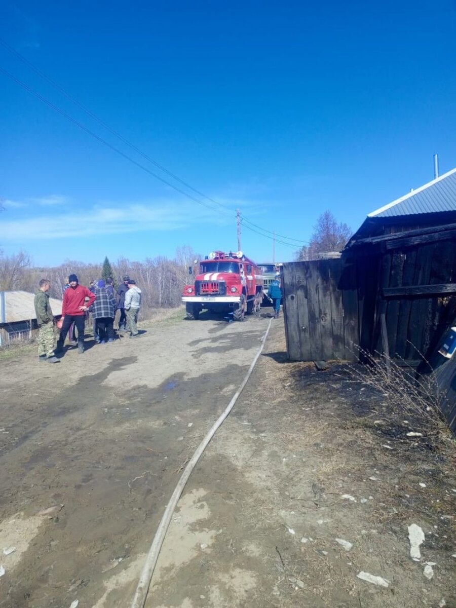    Пожар в Алтайском крае. Источник: пресс-служба МЧС по Алтайскому краю