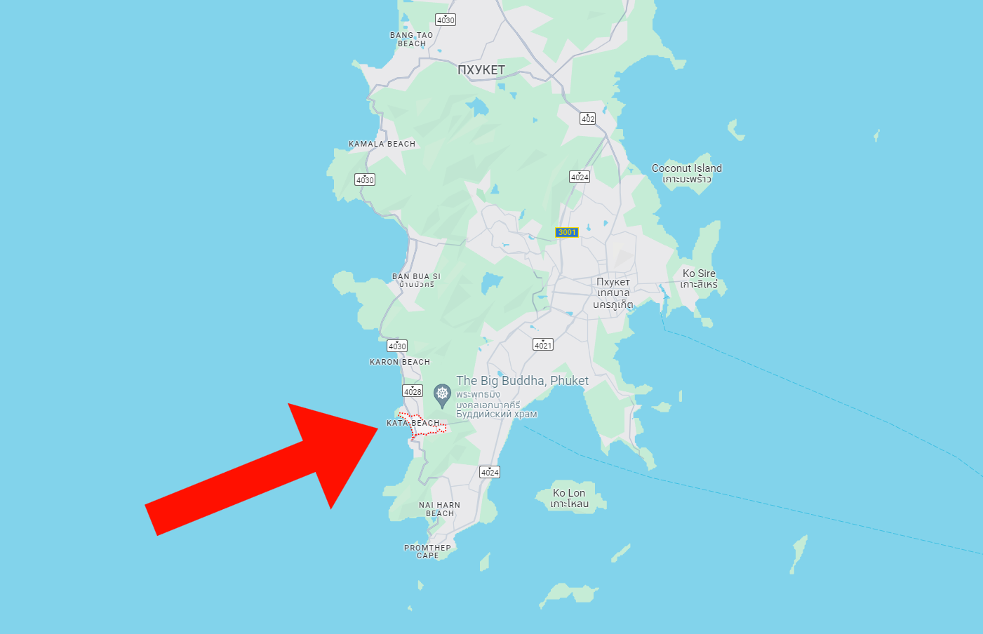 Пхукет район Ката Таиланд 2024