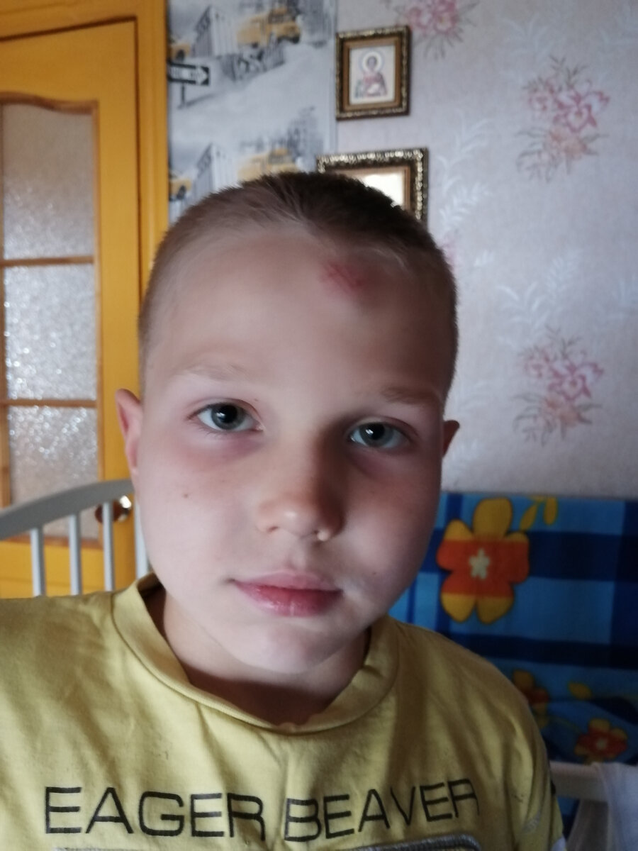 Спустя время, когда успокоился.