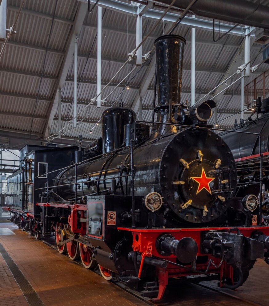 Паровоз серии Ов в Музее железных дорог России.