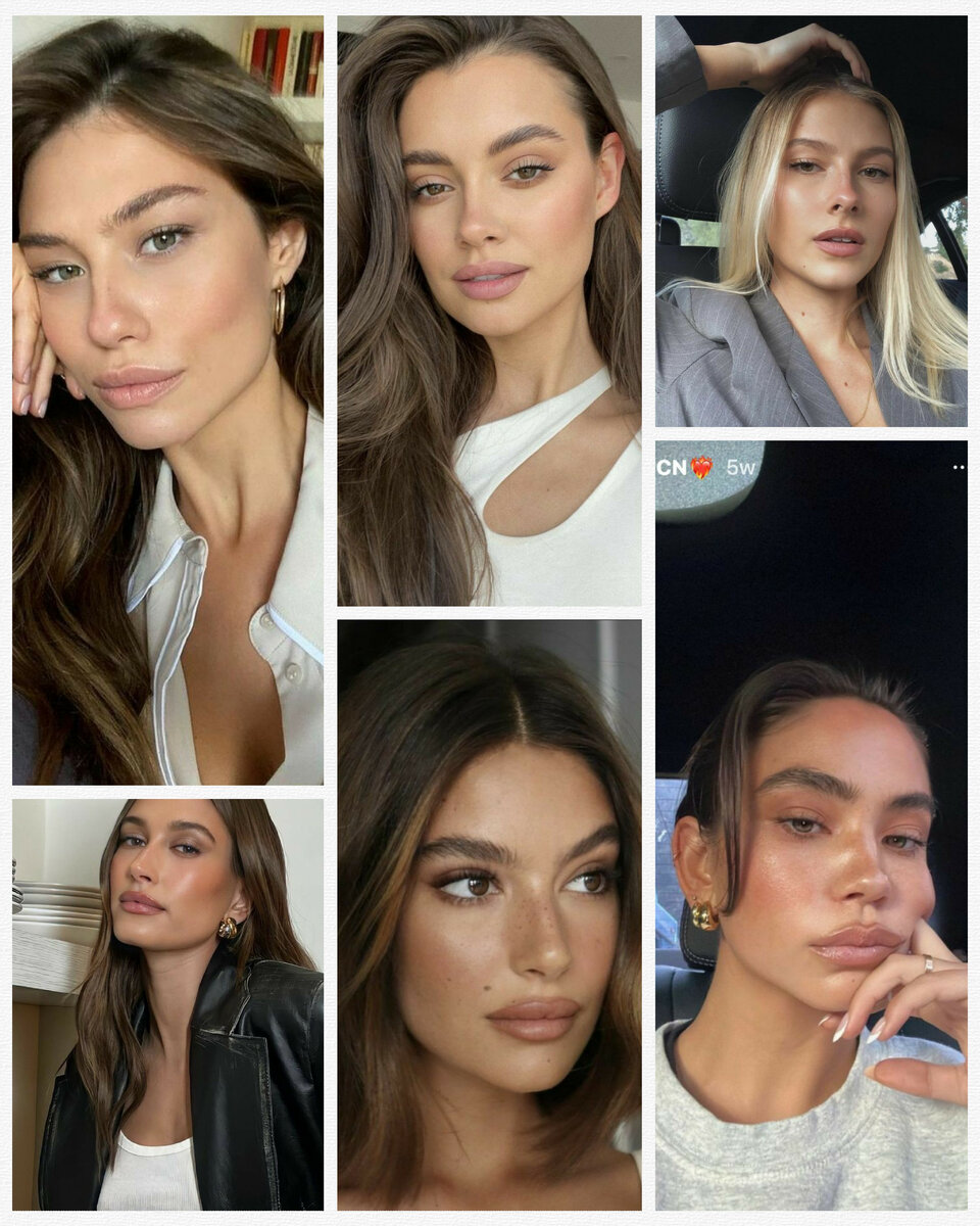 Примеры латте-макияжа из Pinterest. Красота