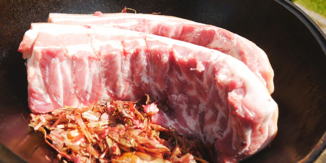 Сало в луковой шелухе. Самое вкусное сало.