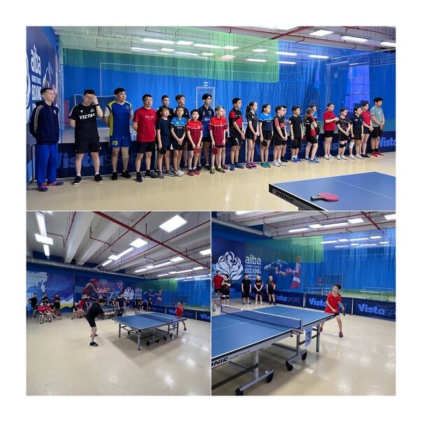 В зале настольного тенниса ФСК был проведен мини-турнир по шүүд-теннису