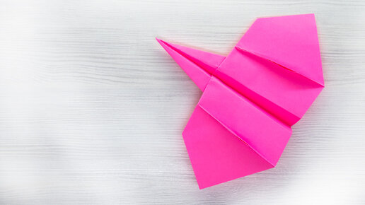 Самый простой самолет-оригами — складывание планера с крылом-ножом