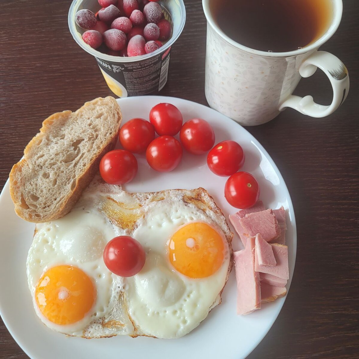 Самый обычный завтрак.