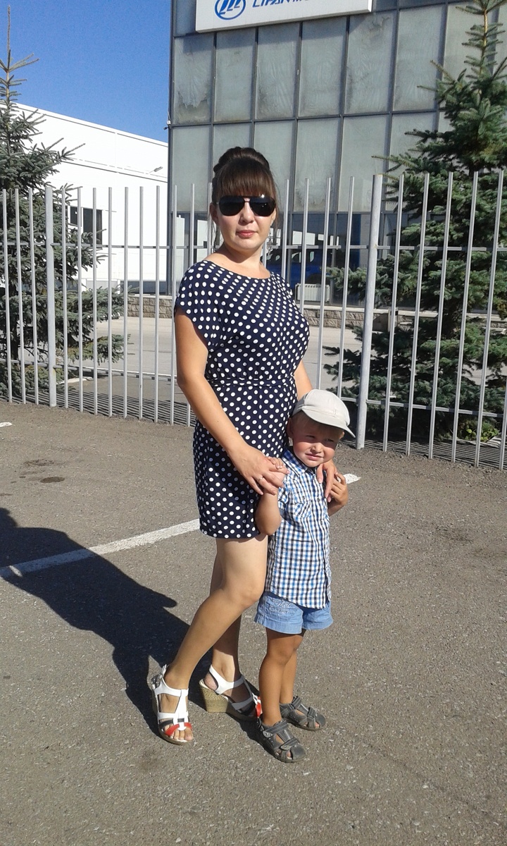 Мы с Данилкой, ему здесь 3 годика