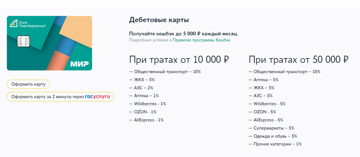 Банк при тратах от 10 000 рублей обещает 5% кэшбэк за ЖКХ