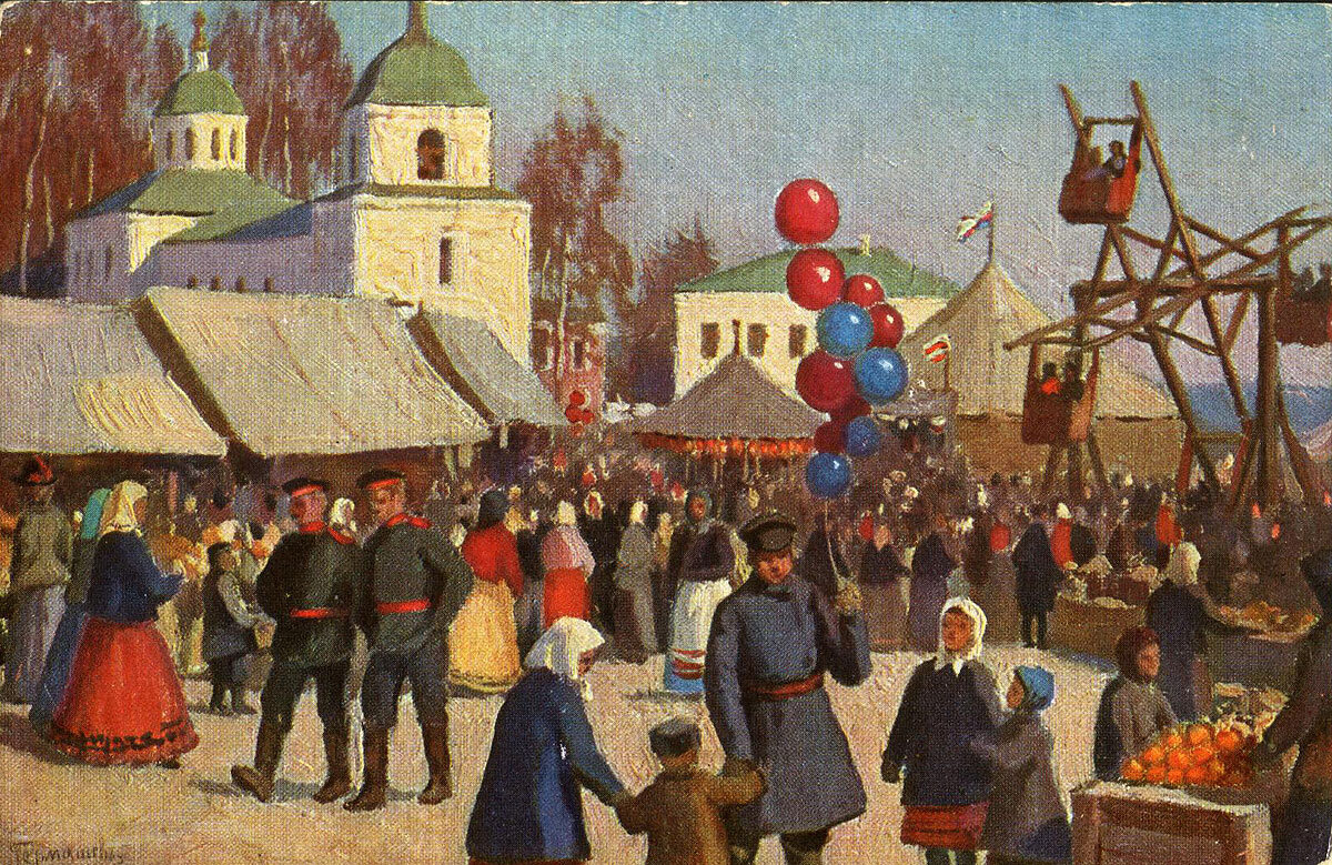 М. Гермашев. Пасхальный день