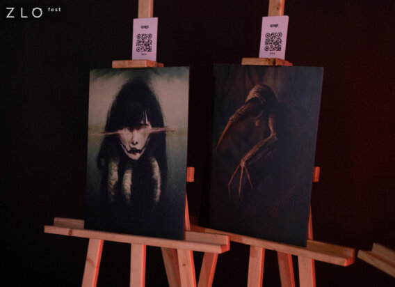 Пример работ с прошлогоднего фестиваля