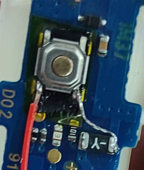 Ремонт щетки Braun. Кнопка включения.