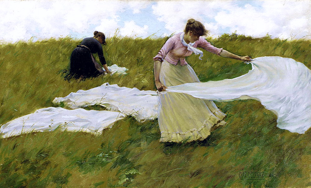 Чарльз Кортни Карран "Ветреный день", 1887