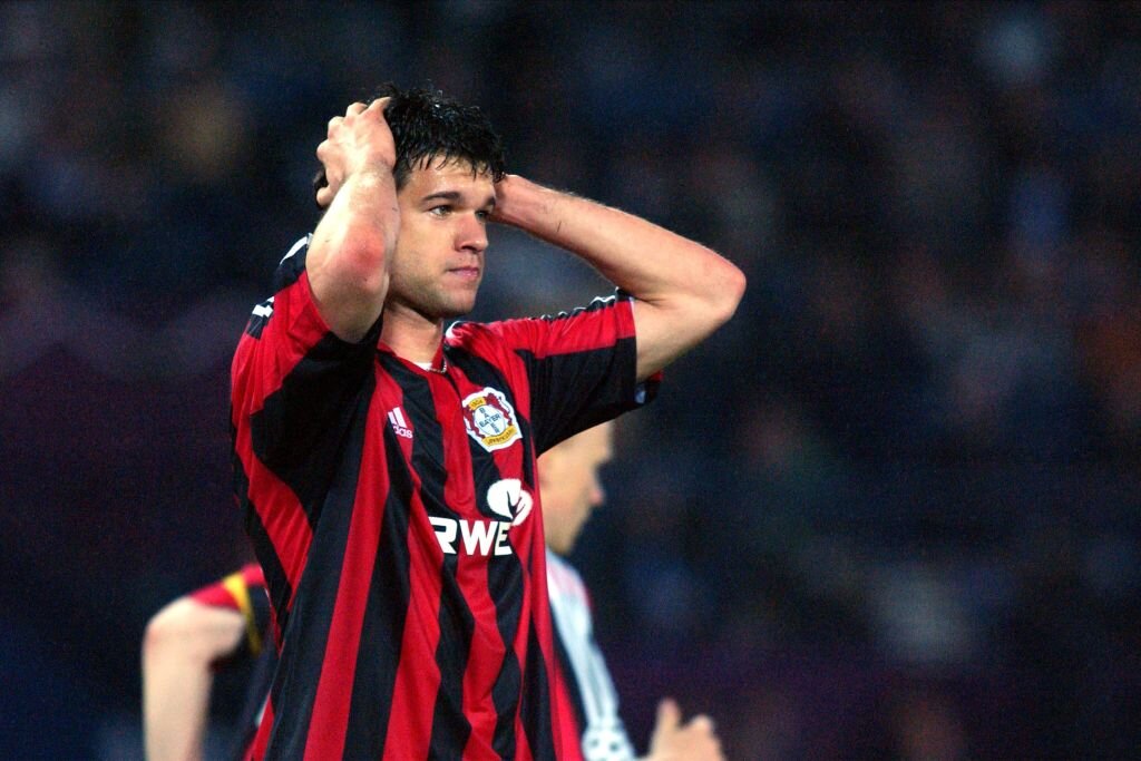    Michael Ballack, Bayer Leverkusen (Photo by Neal Simpson/EMPICS via Getty Images) admin