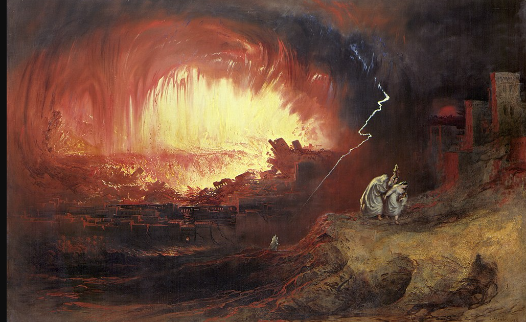 Джон Мартин. "Уничтожение Содома и Гоморры", 1852