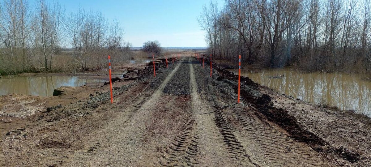    В Оренбургской области остаются закрытыми 24 низководных моста и 38 участков дорог Кристина Просвиркина