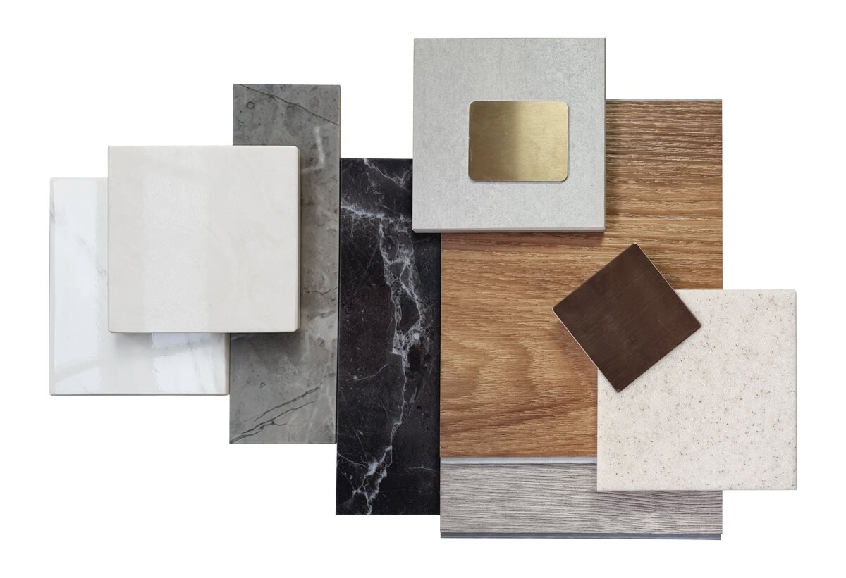 Sample materials. Flexform samples materials.