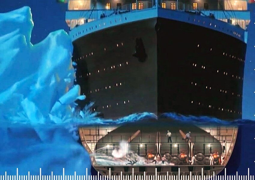 Столкновение с айсбергом. Носовое котельное отделение №6.