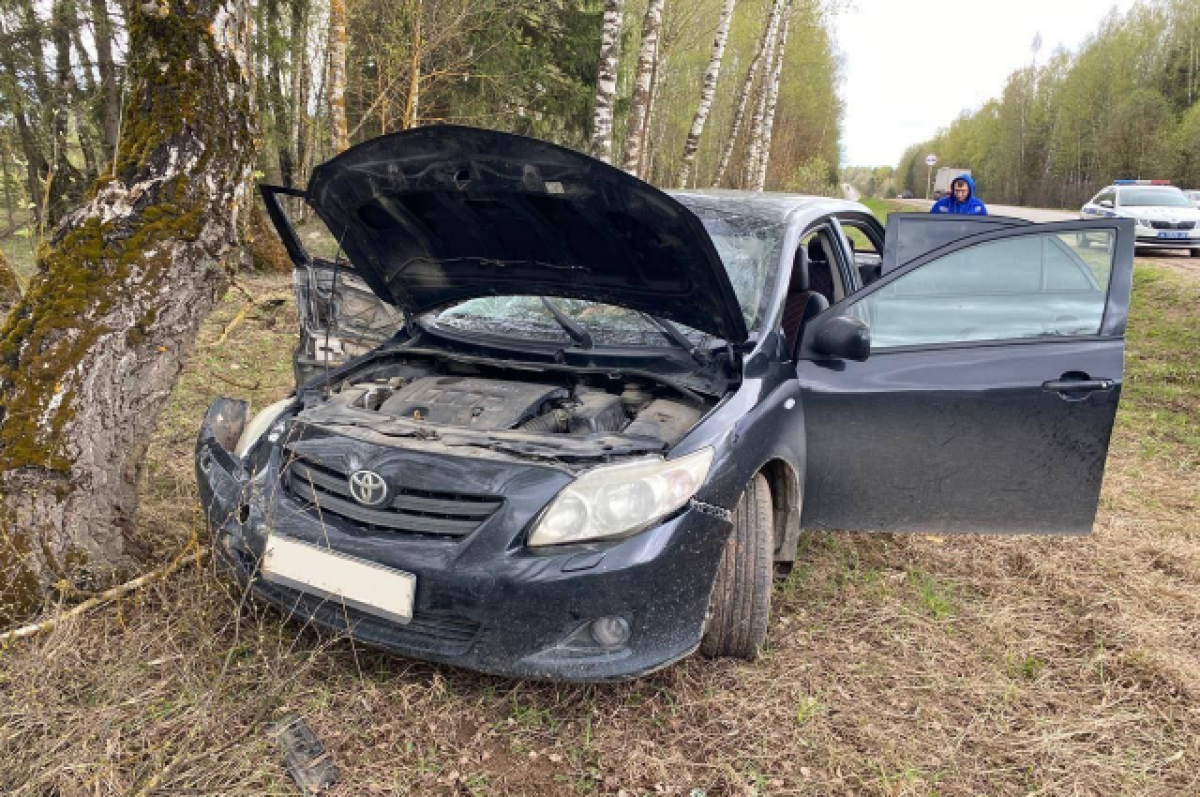    В Калужской области пассажирка «Тойоты» погибла в ДТП