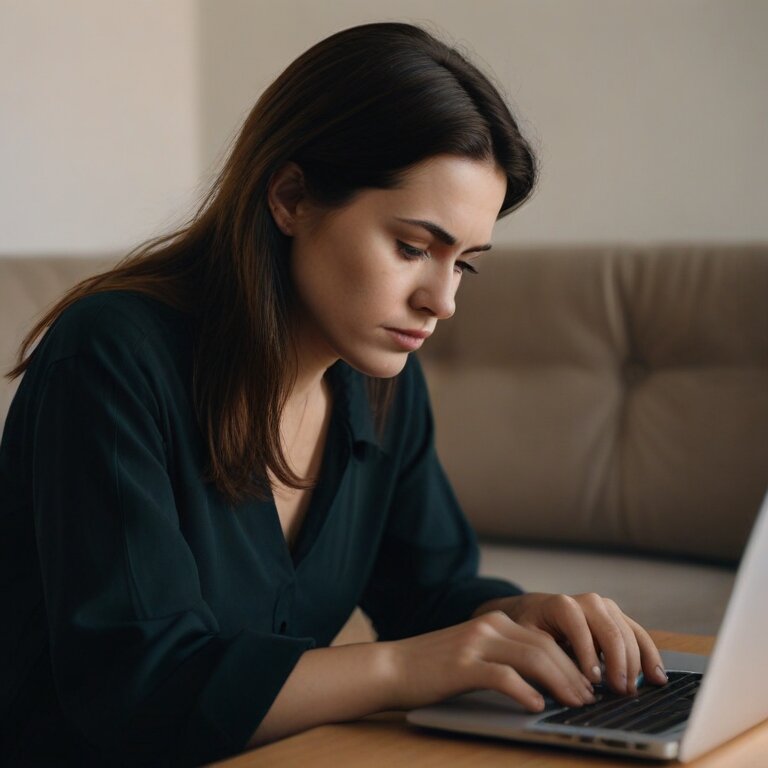 изображение сгенерировано ИИ Почему мужчина не пишет 