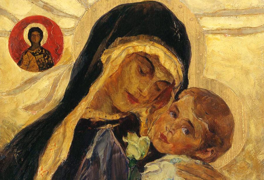 Иллюстрация: Михаил Нестеров. Богоматерь.