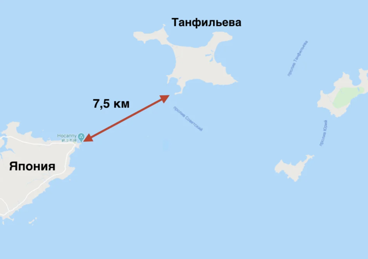 Не многие знают, но от России до Японии всего 6 км. Такое расстояние можно  преодолеть даже вплавь | Объясняю на пальцах | Дзен