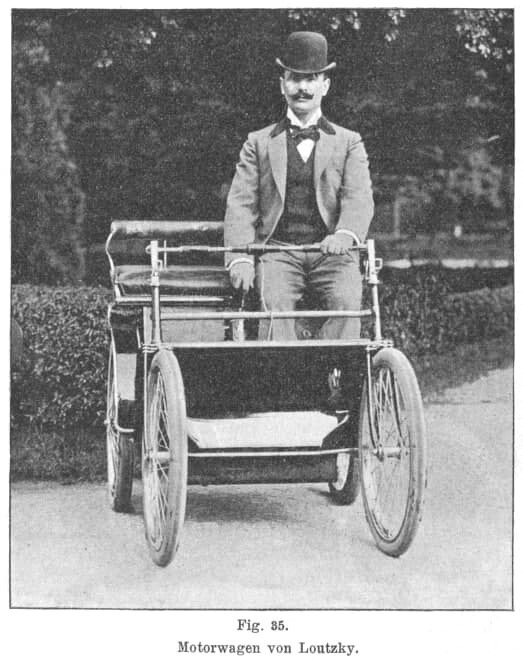 Борис Луцкой, изобретатель одного из первых автомобилей.
