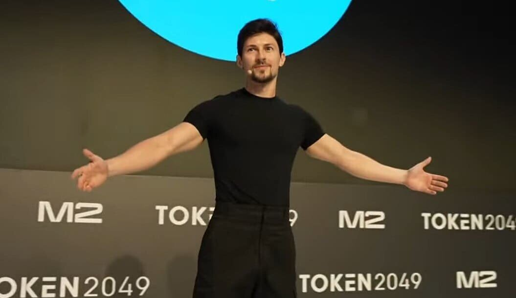 Павел Дуров на крупнейшем блокчейн-форуме Token2049 в Дубае