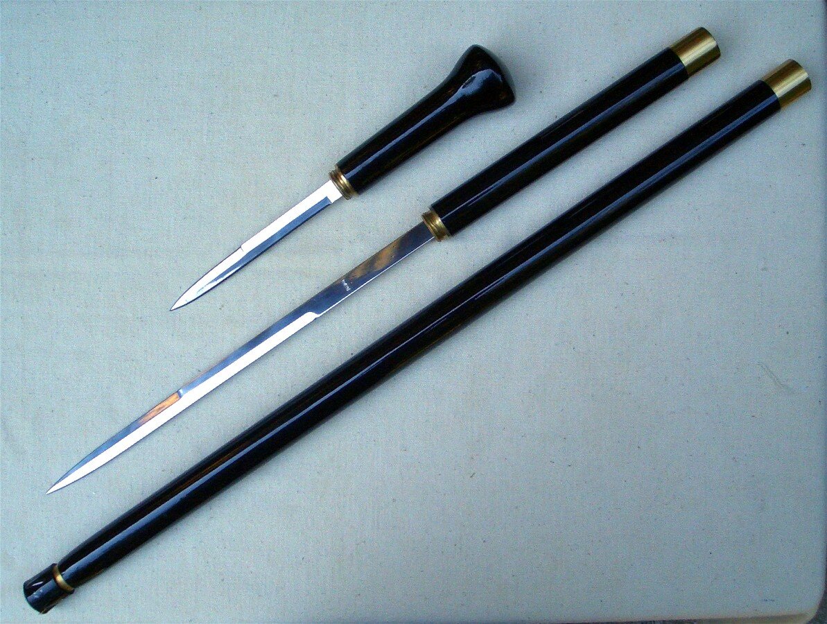 Трость со стилетом и мечом