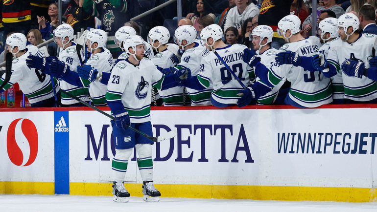    Хоккеисты «Ванкувера». USA Today Sports