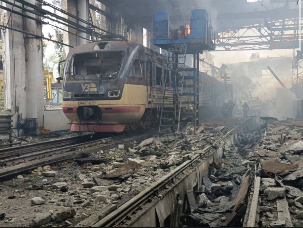 Электричка задерживается