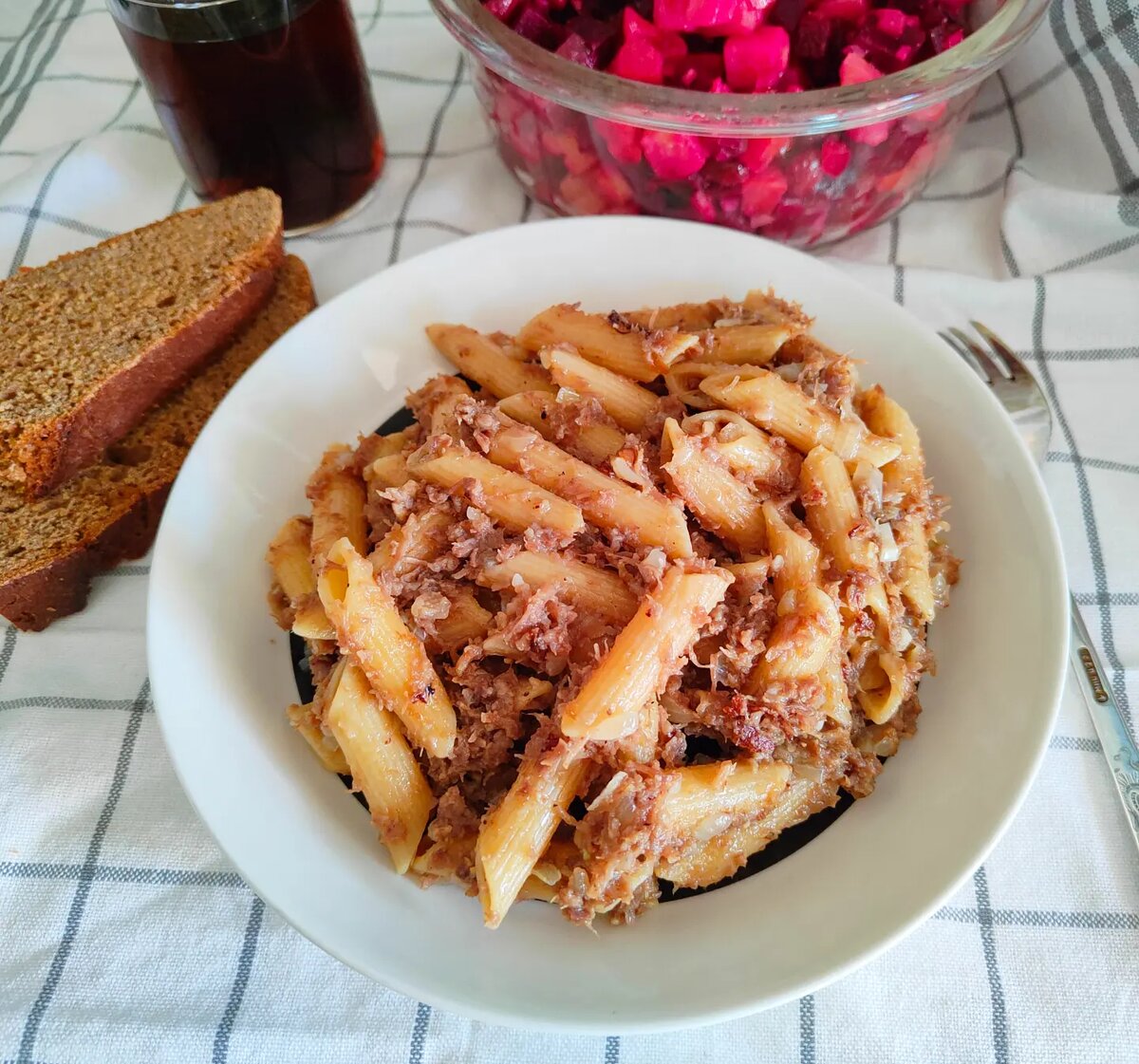 Макароны по флотски с желудками куриными