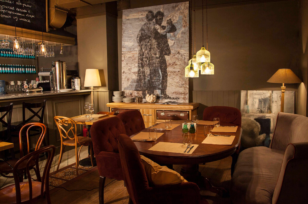 Интерьер кафе "Бронко"