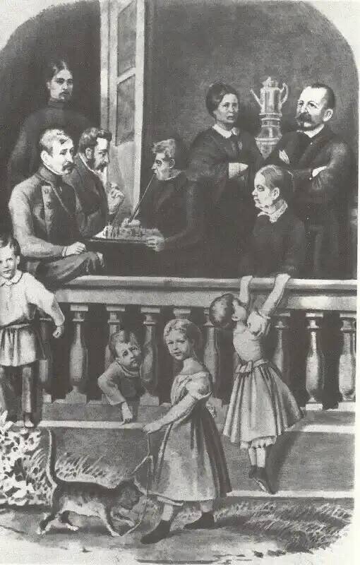 "Вечер у М. Муравьева-Апостола в Ялуторовске"