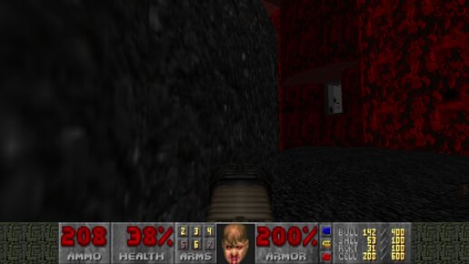 Doom 2: TNT: Evilution [UV,pistol start,fast monsters] #29 Mount Pain. Гора боли.