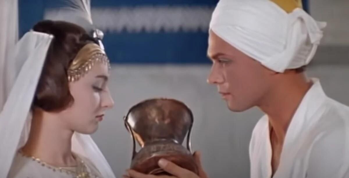 кадр из фильма «Волшебная лампа Аладдина» (1966)
