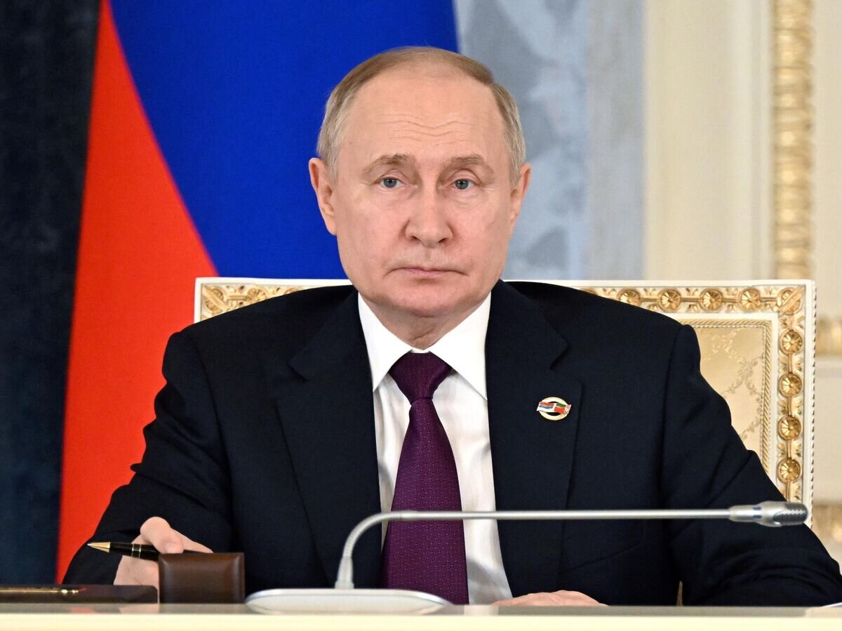    Президент РФ Владимир Путин на заседании Высшего Государственного Совета Союзного государства России и Белоруссии в Санкт-Петербурге© РИА Новости / Павел Бедняков