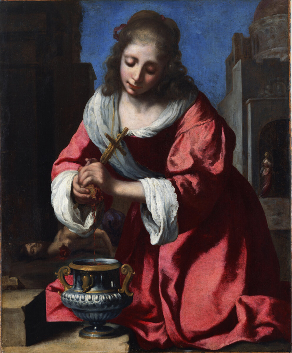 Johannes Vermeer Saint Praxedis