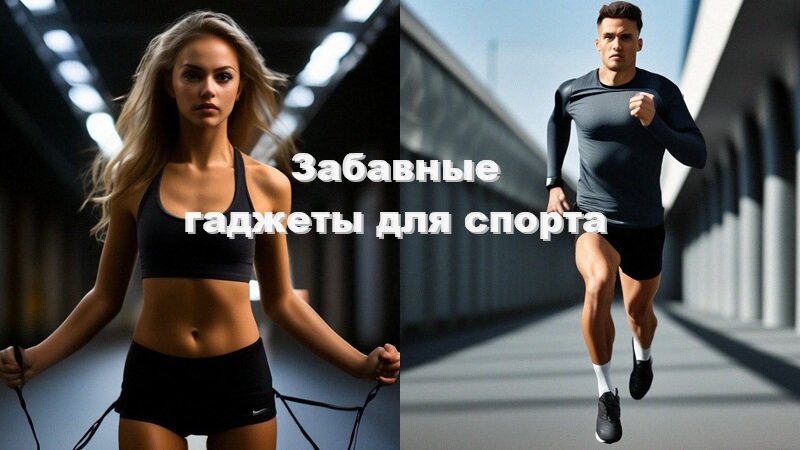 ТОП-5 забавных гаджетов для спорта и здоровья. Нейросеть "Шедеврум".