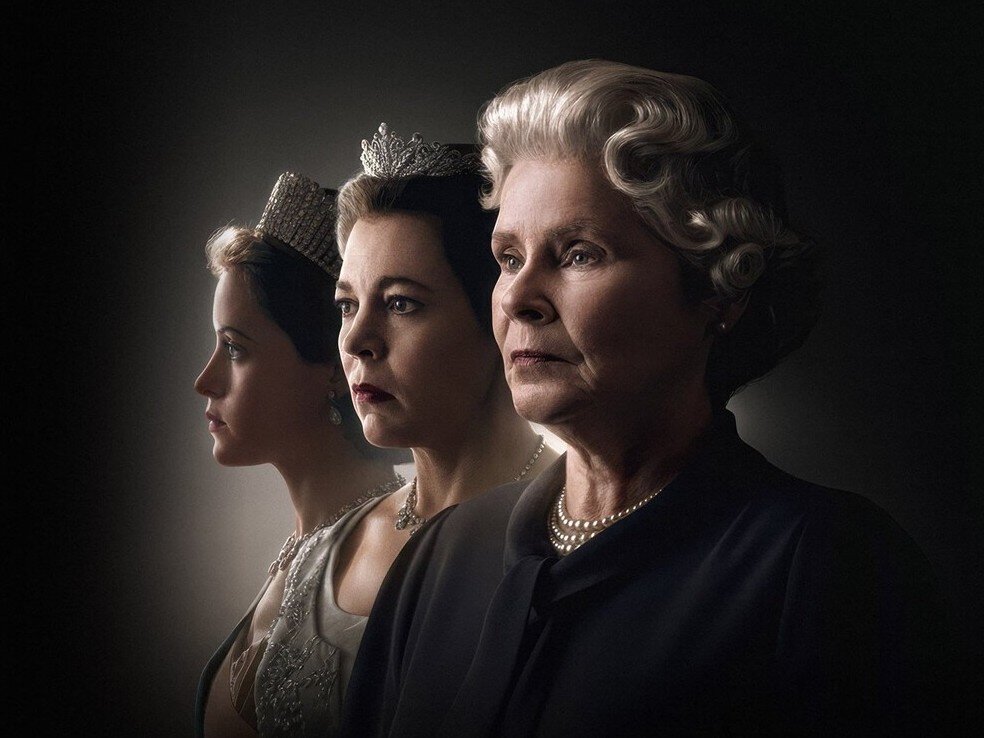 Афиша сериала «Корона», 2016–2023 годы, создатель Питер Морган