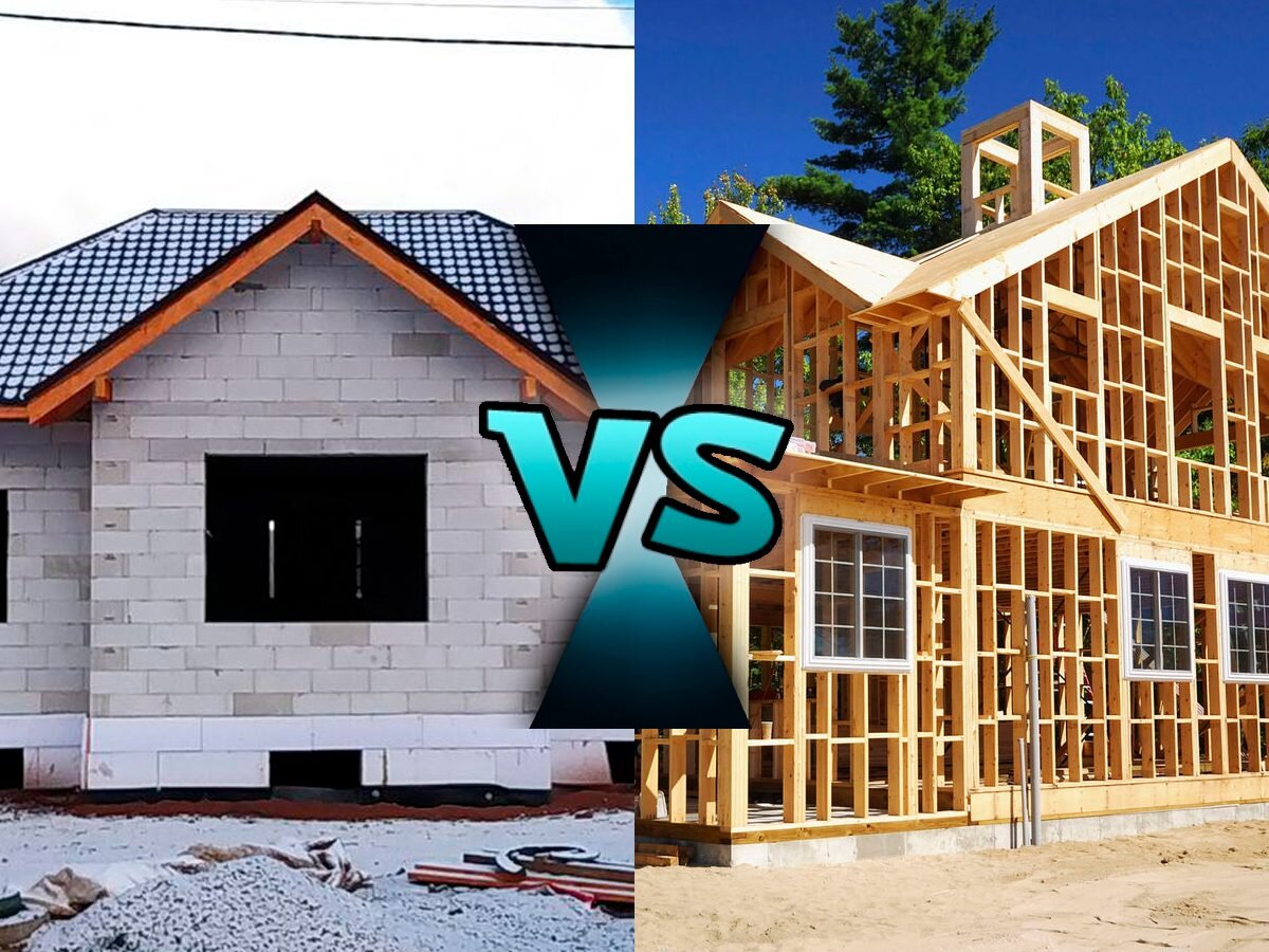 Дом из газобетона или Каркасный деревянный дом?