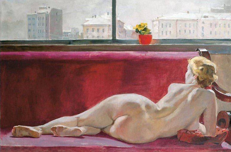 Натурщица, 1936 г. Курская картинная галерея.