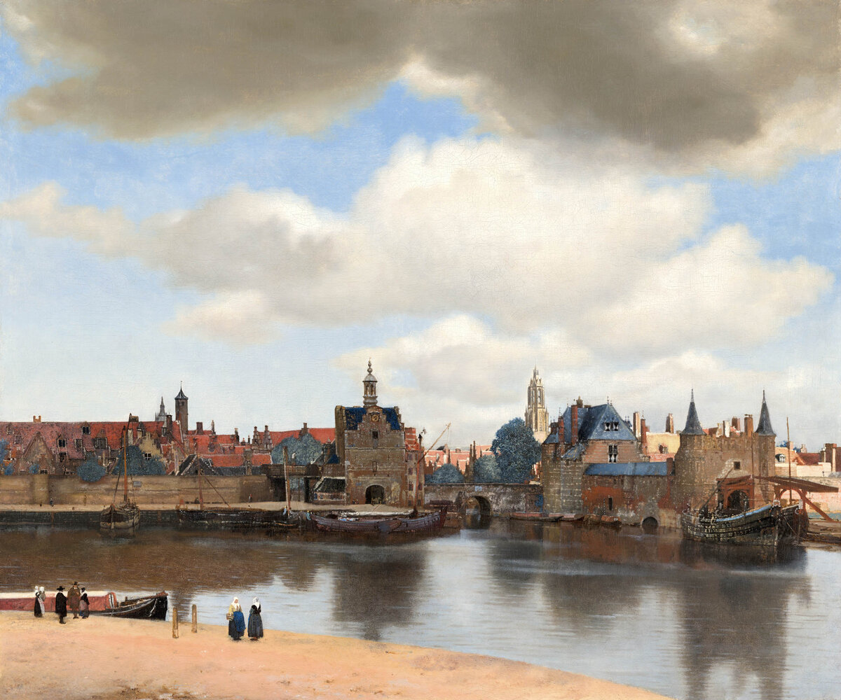 View of Delft by Johannes Vermeer 