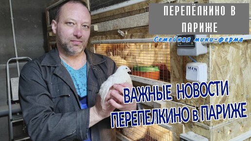 НОВОСТИ ИЗ ПЕРЕПЕЛКИНО в ПАРИЖЕ